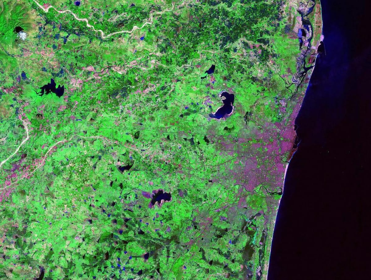 სატელიტური რუკა Chennai