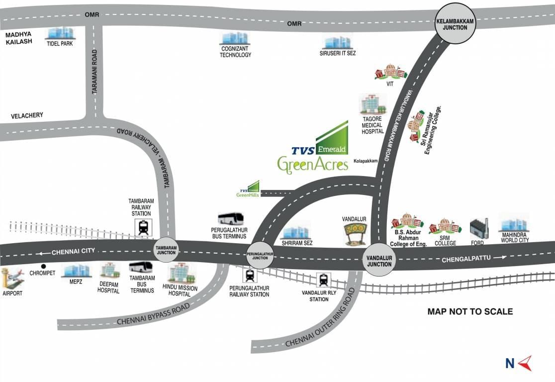 რუკა Chennai Perungalathur