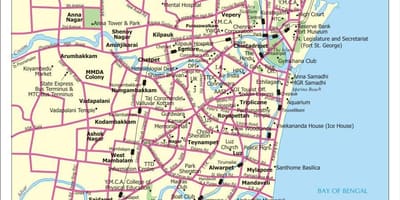 Chennai რუკაზე