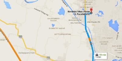 Chennai Avadi რუკა