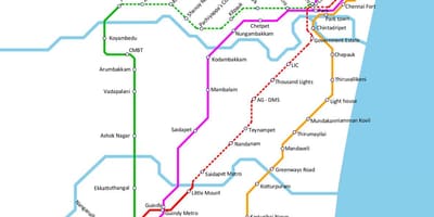 რუკა Chennai ანა Nagar