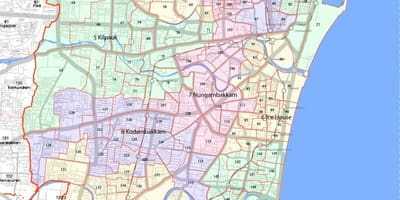 უფრო მეტი Chennai კორპორაცია რუკა