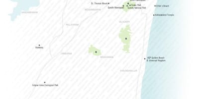 ტურისტული რუკა Chennai