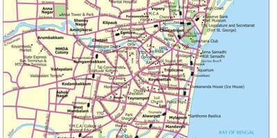 საგზაო რუკა Chennai