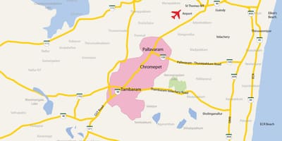 რუკა Tambaram Chennai